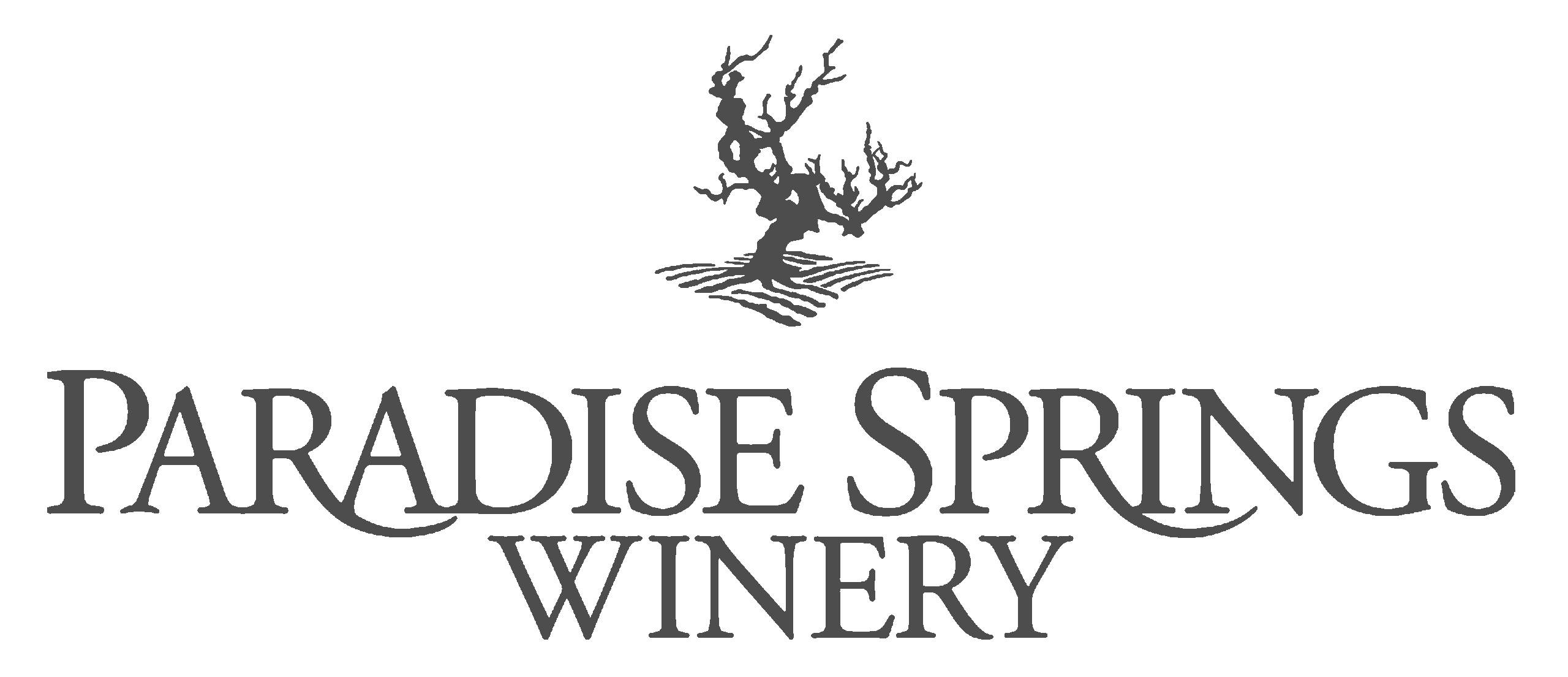 Paradise Springs Winery Santa Barbara Logo (Link to Paradise Springs homepage)