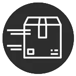 Shipping box icon